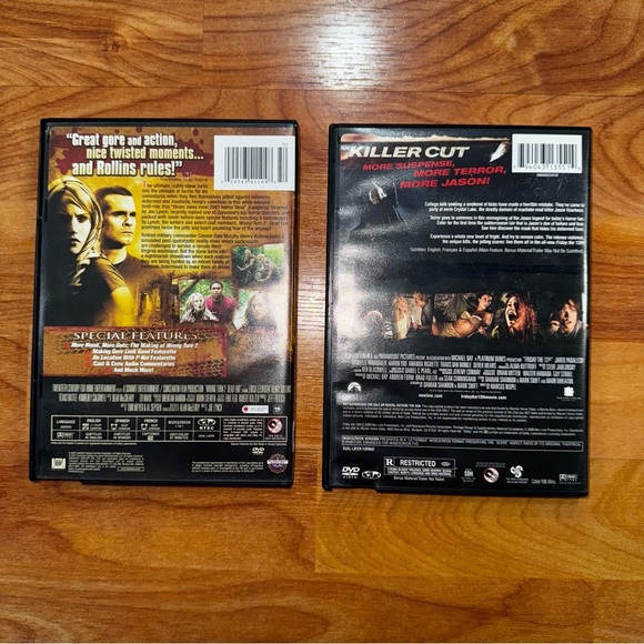 Lot Of 2 Horror Blockbuster Movies Friday The 13th Killer Cut + Wrong Turn 2 DVD - Picture 2 of 9